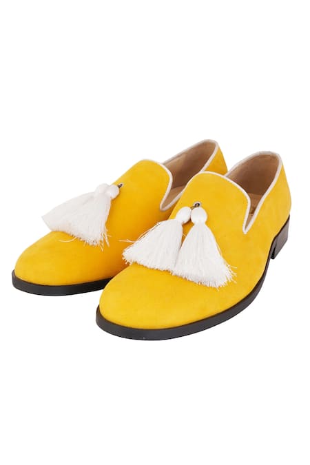 Lovey Henry Tassel Duet Embellished Shoes 