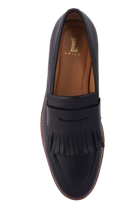 Buy_Lovey_Black Pablo Fringed Tassel Embellished Shoes 