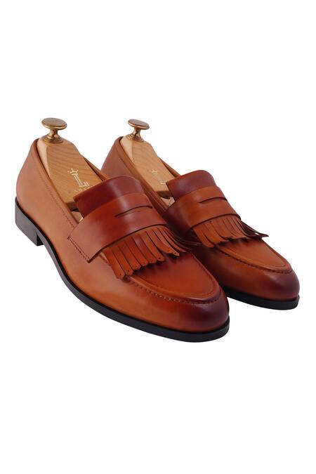 Lovey Pablo Fringe Embellished Shoes 