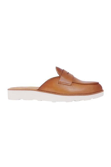 Buy Lovey Brown Brando Plain Mules Buy_Lovey_Brown Brando Plain Mules