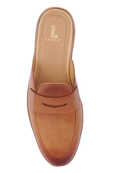 Shop Lovey Brown Brando Plain Mules Shop_Lovey_Brown Brando Plain Mules
