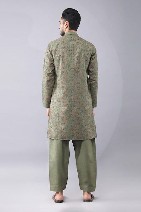 Manish Nagdeo Floral Print Kurta & Salwar Set