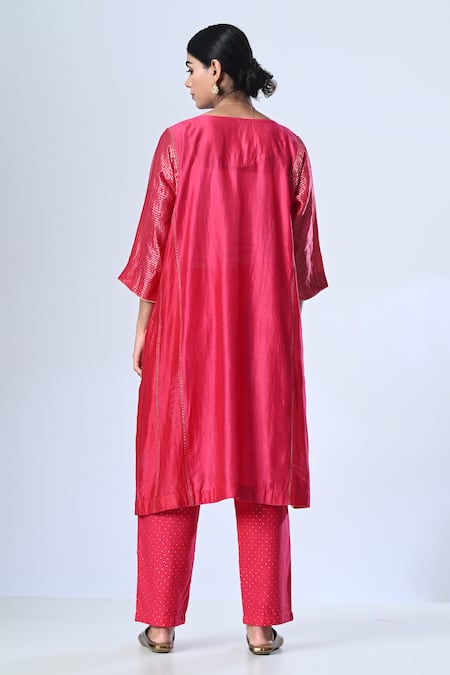 5cross Ajit Kumar Dori Embroidered Kurta & Pant Set 