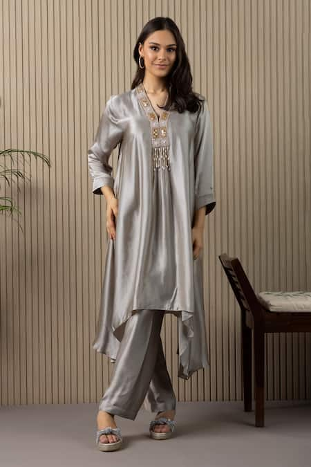 MYST Designs Asymmetric Tunic With Pant 