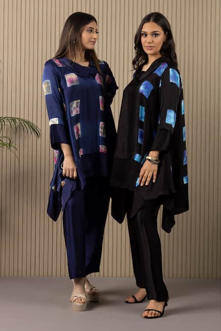 Myst Designs Cowl Neck Tunic With Pant 