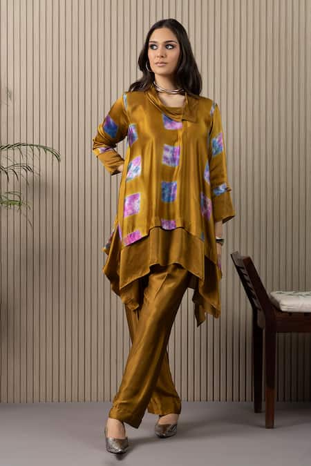 Myst Designs Cowl Neck Tunic & Pant Set 