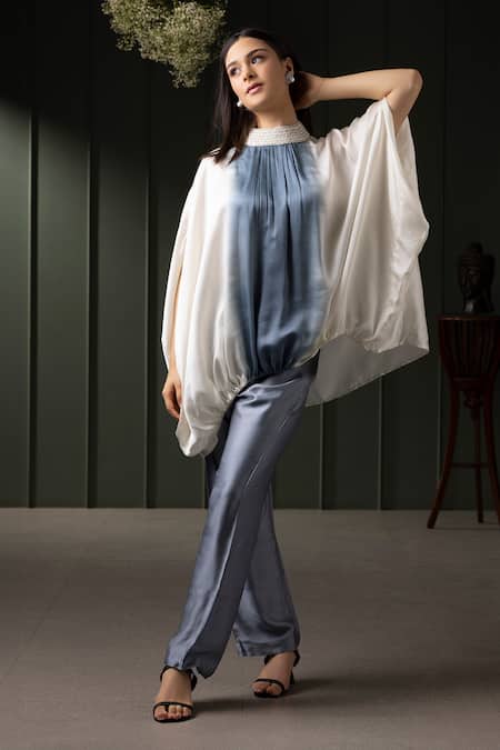 Myst Designs Rushed Collar Tunic With Pant 