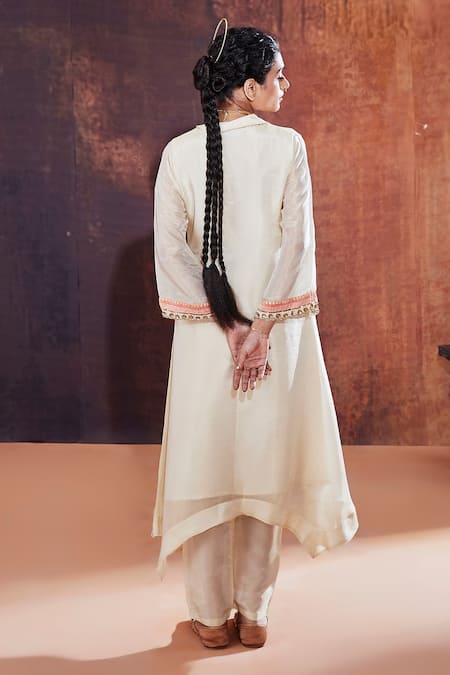 Affroz Sleeve Embroidered Kurta Set 