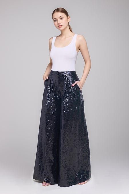 Rahul Mishra Sequined Flared Trouser 