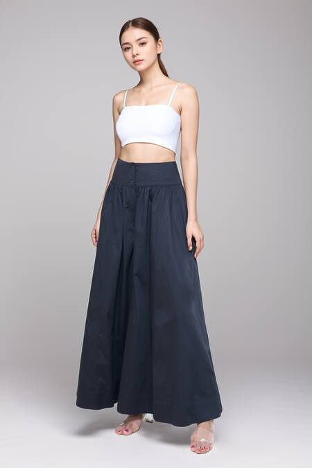 Rahul Mishra Flared Gathered Trouser 