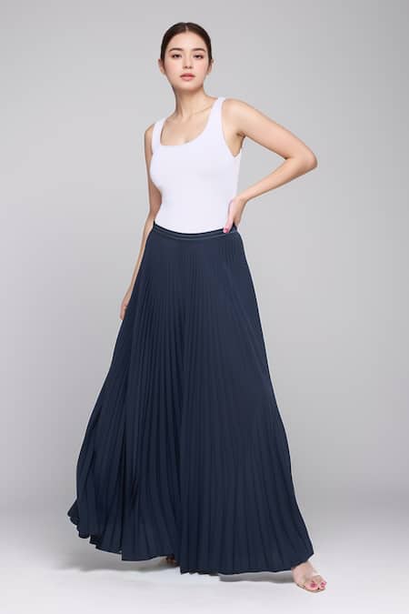 Rahul Mishra Radial Pleated Flared Trouser 