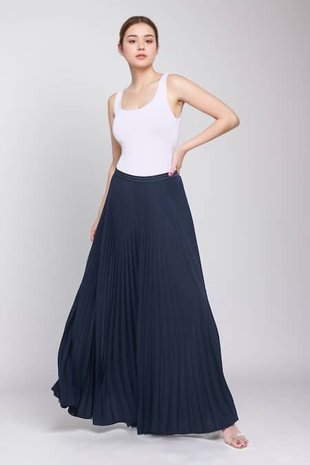 Rahul Mishra Radial Pleated Flared Trouser 