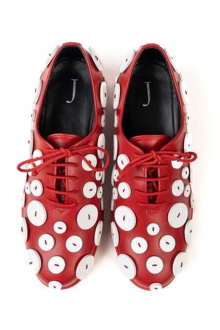 Jeetinder Sandhu Button Stitched Shoes 