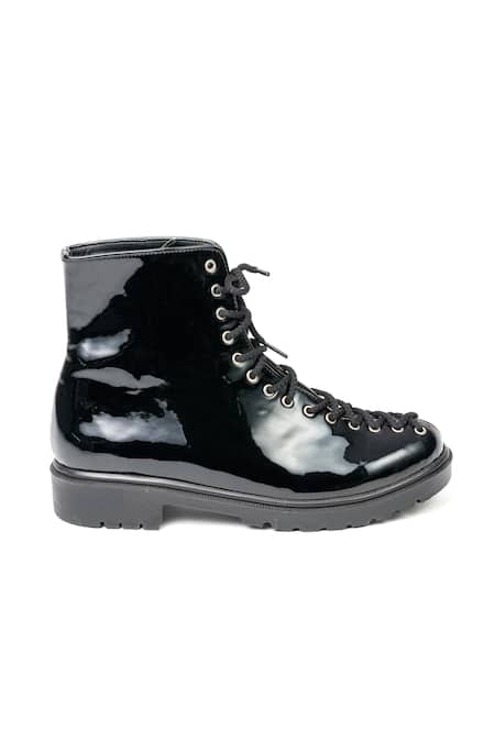 Jeetinder Sandhu Leather Ankle Boots 