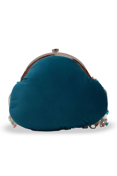 Buy The Tan Clan Green Pearls, Tassels Sona Batua Bag Online at Aza Fashions Buy_The Tan Clan_Green Pearls, Tassels Sona Batua Bag _Online_at_Aza_Fashions