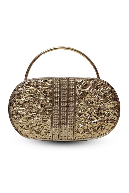 Buy The Tan Clan Gold Metallic Thread Stella Mother Of Pearl Clutch Bag Online at Aza Fashions Buy_The Tan Clan_Gold Metallic Thread Stella Mother Of Pearl Clutch Bag _Online_at_Aza_Fashions