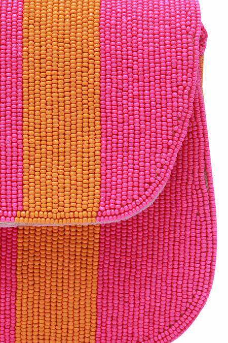 Buy The Tan Clan Multi Color Beads Tulip Work Bag Online at Aza Fashions Buy_The Tan Clan_Multi Color Beads Tulip Work Bag _Online_at_Aza_Fashions