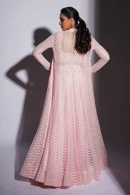 Ashutosh Joshi Amaya Hand Embroidered Lehenga Cape Set 