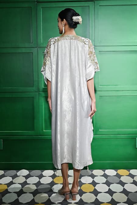 Keith Gomes Embroidered Sleeve Kaftan 