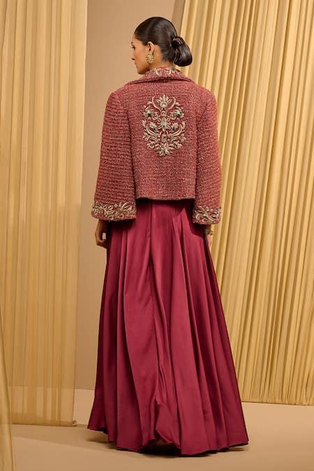 Tarun Tahiliani Jewel Hand Embroidered Jacket 