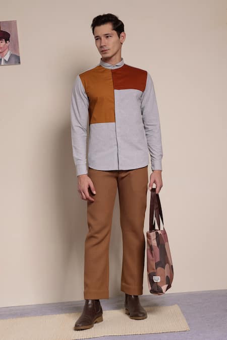 Lacquer Embassy Cecil Colorblock Shirt 