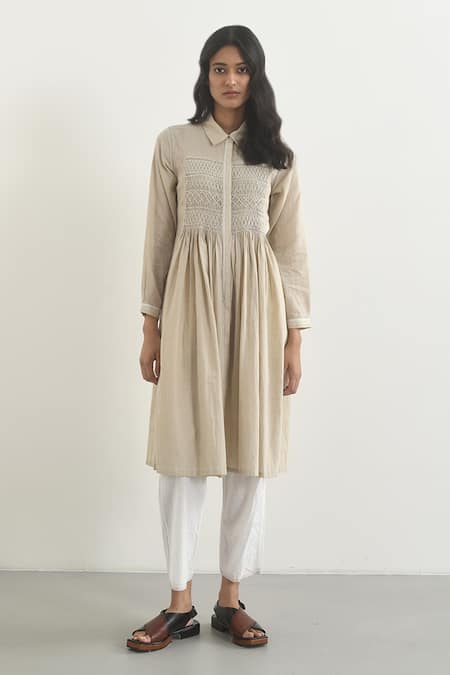 Payal Pratap Brescia Smocked Tunic 