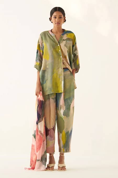 OFRIDA Sunrise AE Printed Shirt 