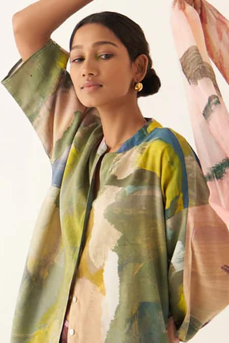 OFRIDA Sunrise AE Printed Shirt 