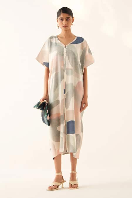 OFRIDA Waves Printed Kaftan 