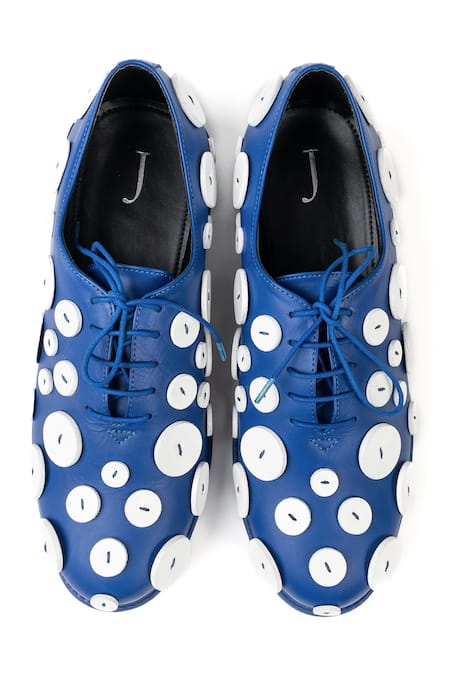 Jeetinder Sandhu The Button Embroidered Shoes 