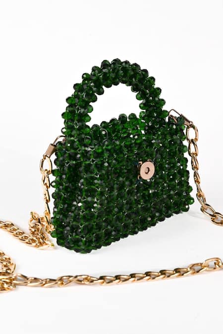 House of Kosha Razzle Crystal Mini Sling Bag 