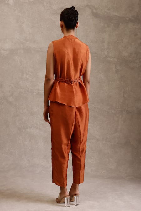 Chokhi Chorri Chaya Embroidered Top Pant Set 