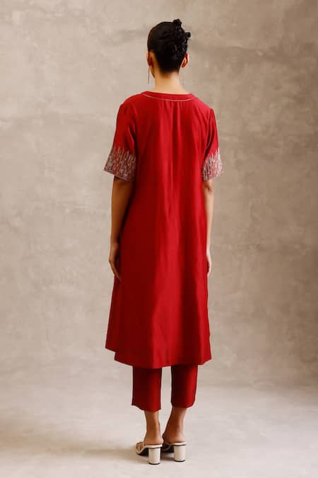 Chokhi Chorri Diah Embroidered Angarkha With Pant 