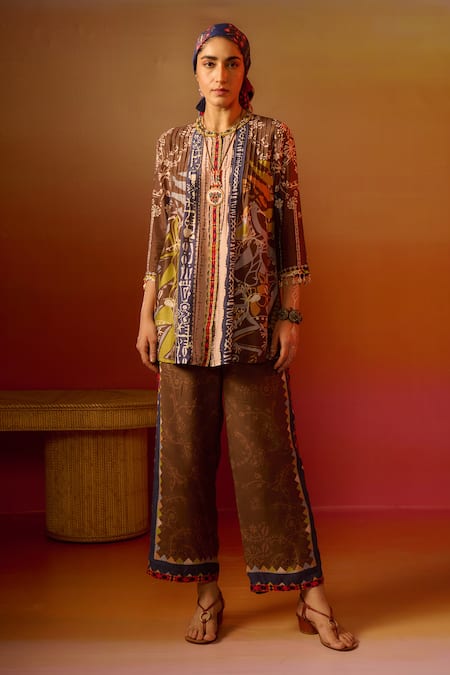 Saundh Sade Printed Kurta Pant Set 