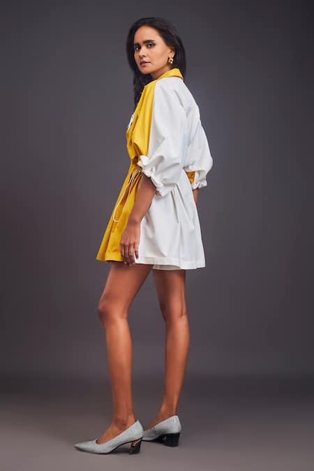 Deepika Arora Tie-Up Waist Cotton Jumpsuit 