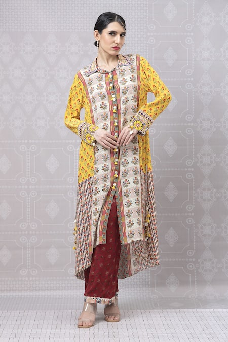 Niki Mahajan Wildflower Print Kurta With Pant 