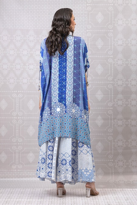 Niki Mahajan Vintage Hand Block Kurta & Pant Set 