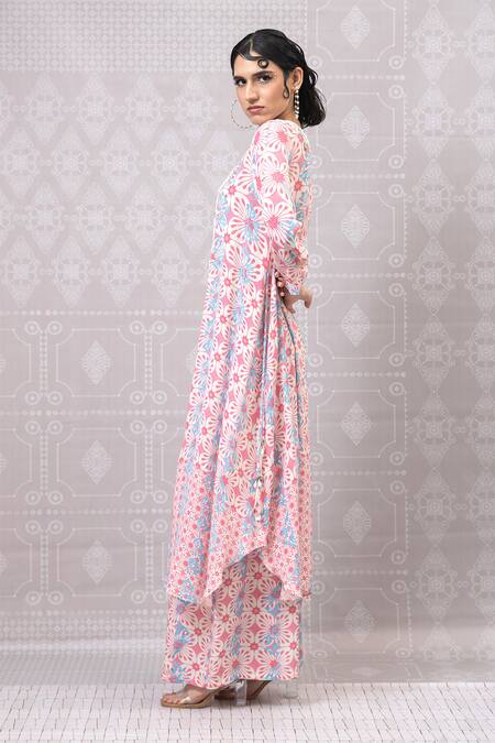 Niki Mahajan Pearl Hand Embroidered Kurta With Pant 