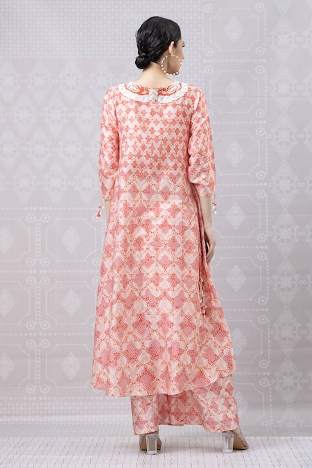 Niki Mahajan Hand Embroidered Kurta With Pant 