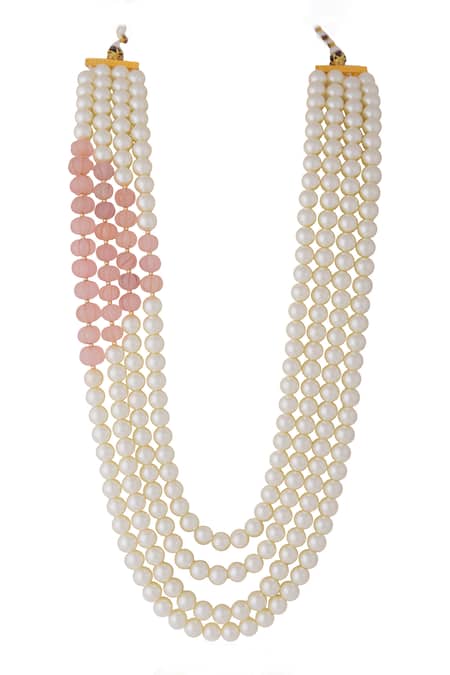 Riana Jewellery Abstract Pearl Layered Mala 