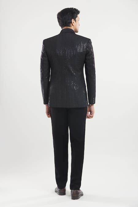 Arihant Rai Sinha Thread Embroidered Tuxedo Pant Set 