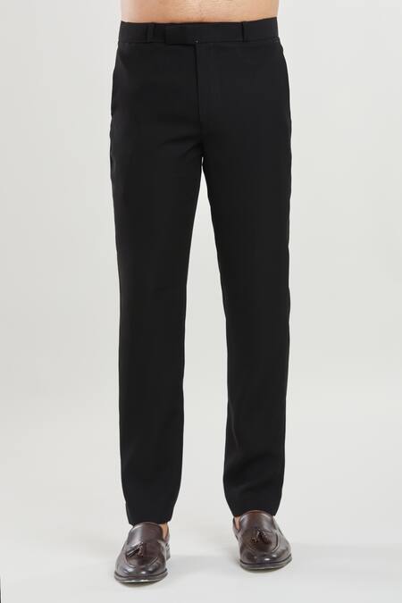 Shop Arihant Rai Sinha Black Velvet, Satin, Cotton, Polyester, Wool Sequins, Thread Tuxedo Set Shop_Arihant Rai Sinha_Black Velvet, Satin, Cotton, Polyester, Wool Sequins, Thread Tuxedo Set