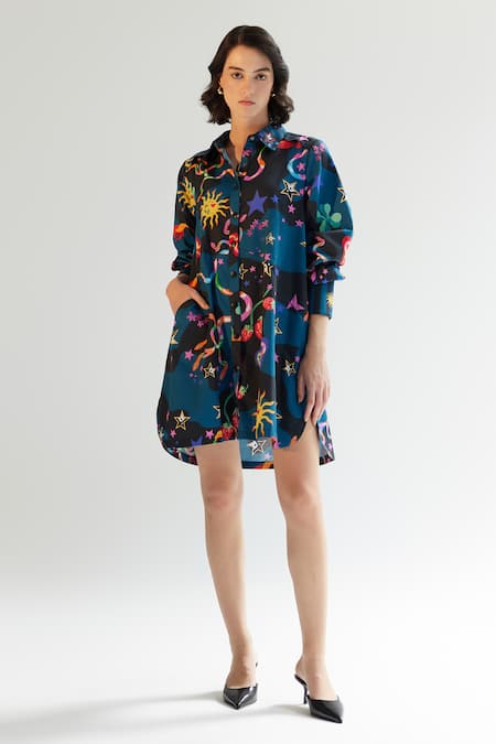 NOIB Thais Garden Of Eden Print Dress 