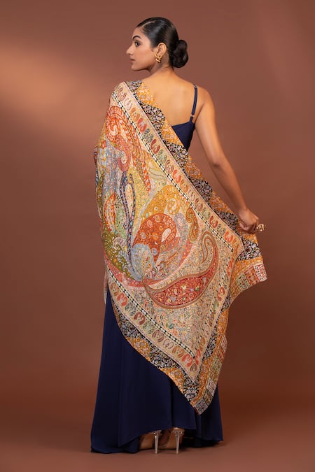 Modarta Kalamkari Embroidered Shawl 