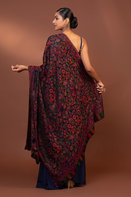 Modarta Floral Paisley Woven Shawl 