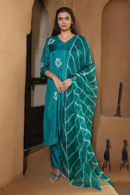 Ayaka Leheriya Pattern Dupatta 