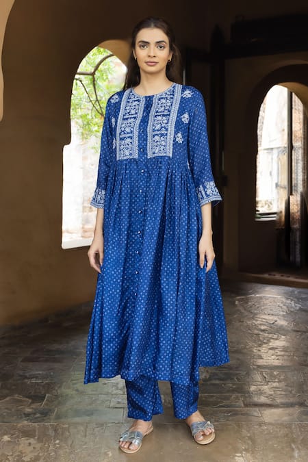 Ayaka Bandhani Print Kurta 