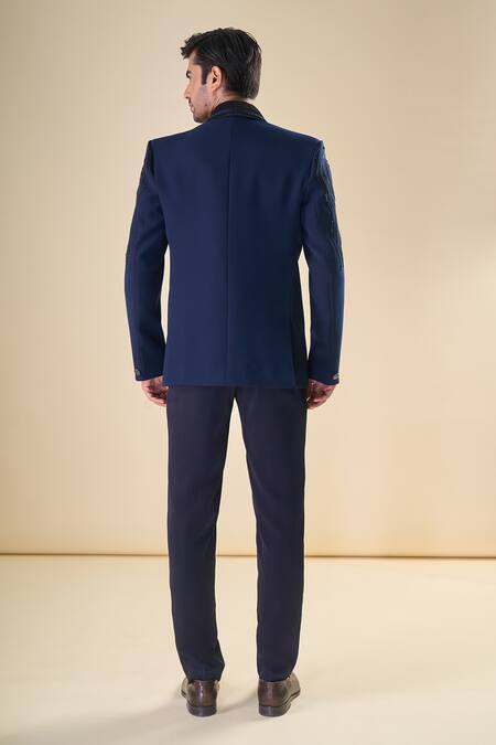 Arihant Rai Sinha Hand Embroidered Tuxedo Pant Set 