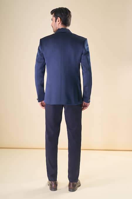 Arihant Rai Sinha Bead Hand Embroidered Tuxedo Set 