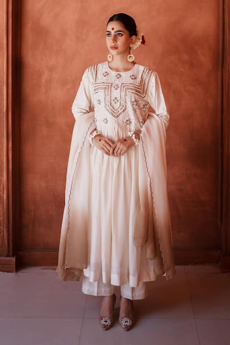 House of Anmol Jain Raksha Embroidered Anarkali Set 